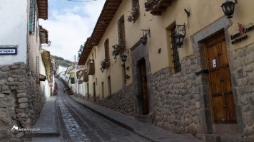 Straße in San Blas, Cusco